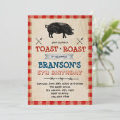 豚の丸焼きと乾杯パーティーの招待状 招待状 (スタンド正面)