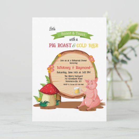 豚の丸焼き 招待状 (スタンド正面)