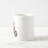 豚の乗った豚のマグカップ コーヒーマグカップ (中央)