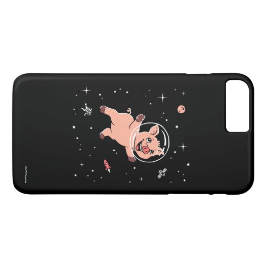 豚の動物宇宙 Case-Mate iPhoneケース (裏面(横))