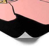 豚の動物ASL手ジェスチャーろう聴覚喪失戦争 ポスター (角)