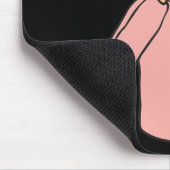 豚の動物ASL手ジェスチャーろう聴覚喪失戦争 マウスパッド (コーナー)