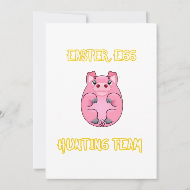 豚の卵イースターギフトイースターラブピグ (正面)