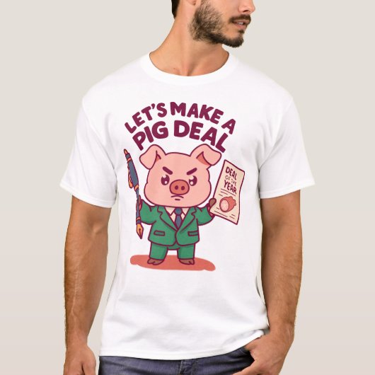 豚の取引 Tシャツ (正面)