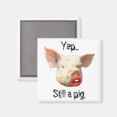 豚の口紅 マグネット (正面/裏面)