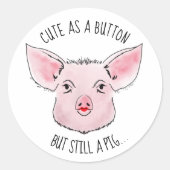 豚の口紅 ラウンドシール (正面)