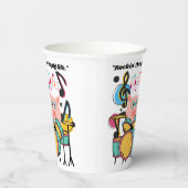 豚の命を揺り動かす 紙コップ (右)