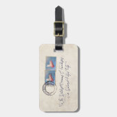 豚の夢気にに飛んでいるは ラゲッジタグ (正面縦)