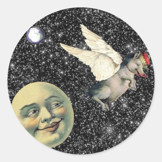 豚の夢 ラウンドシール (正面)