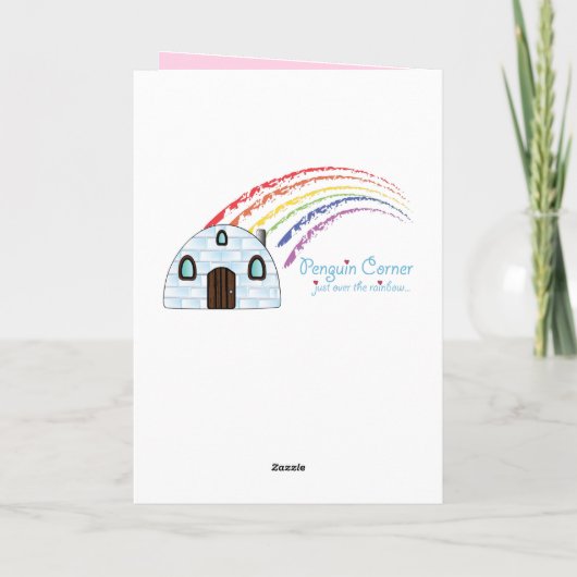 「豚の天使卒業おめでとう」 カード (裏面)