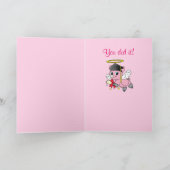 「豚の天使卒業おめでとう」 カード (内部)