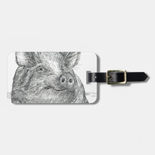 豚の子豚 ラゲッジタグ (正面横)