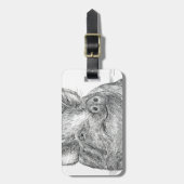 豚の子豚 ラゲッジタグ (正面縦)