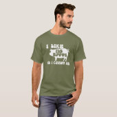 豚の尻が好きで嘘はつけない BBQ Tシャツ (正面フル)