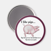 豚の平等 マグネット (正面/裏面)