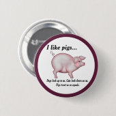 豚の平等 缶バッジ (正面&裏面)