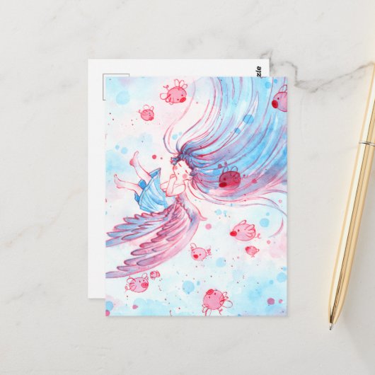 豚の年 – DNMはがき ポストカード (正面/裏面インサイチュ)