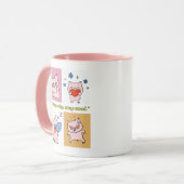豚の引用顔 マグカップ (正面左)