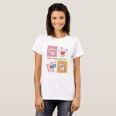 豚の引用顔 Tシャツ (正面フル)