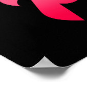 豚の恋人のための豚のギフト女性ブタのギフト豚 ポスター (角)