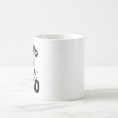 豚の恋人のマグカップ：食べ物ではない友人 コーヒーマグカップ (中央)