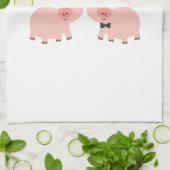 豚の愛 キッチンタオル (折り畳み)