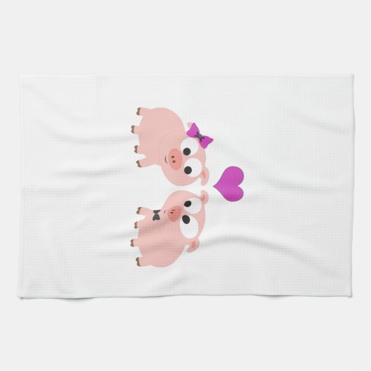 豚の愛 キッチンタオル (横)