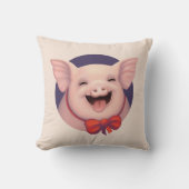 豚の日おめでとう! クッション (正面)