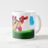 豚の春 ジャンボコーヒーマグカップ (正面右)
