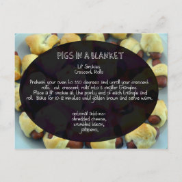 豚の毛布レシピ ポストカード