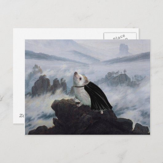 豚の海の上をさまよう ポストカード (正面/裏面)