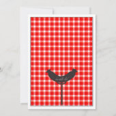 豚の焼き肉パーティーの招待状 招待状 (裏面)