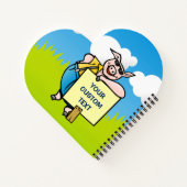 豚の看板 ノートブック (裏面)