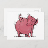 豚の節 ポストカード (正面/裏面)