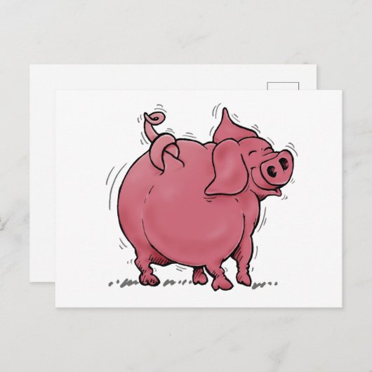 豚の節 ポストカード (正面/裏面)