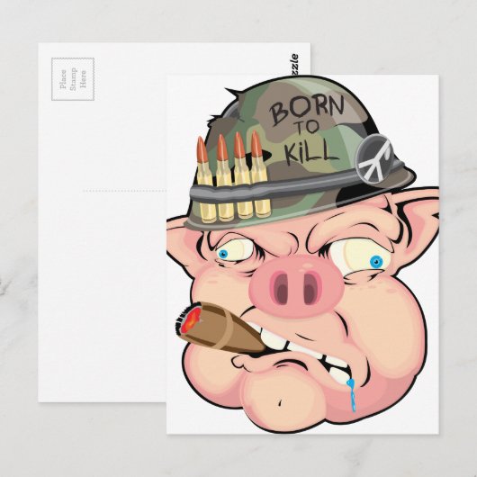 豚の糞 ポストカード (正面/裏面)