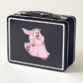 豚の花嫁　ウェディングドレスを着る メタルランチボックス (裏面)