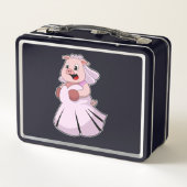 豚の花嫁 ウェディングドレス.PNG メタルランチボックス (裏面)