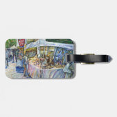 豚の角とワ飛んでいるインのアロットラゲッジタグ ラゲッジタグ (裏面横)