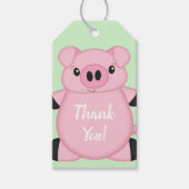 豚の赤ちゃんシャワーファーム ギフトタグ (正面)