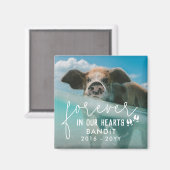 豚の足永遠に私たちのハート豚の写真 マグネット (正面/裏面)