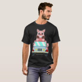 豚の車 Tシャツ (正面フル)