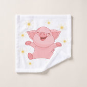 豚の輝きの年 バスタオルセット (ウォッシュタオル)