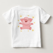 豚の輝きの年 ベビーTシャツ (裏面)