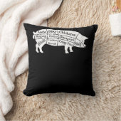 豚の部品食BBQフィリピン人アドボ好きの贈り物 クッション (ブランケット)