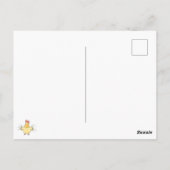 豚の鳴き声 羊の鳴き声 鳩の鳴き声 牛の鳴き声 子どもの誕生日招待状 ポストカード (裏面)