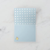 豚の鳴き声 羊の鳴き声 鳩の鳴き声 牛の鳴き声 子供用 折りたためるありがとうカード サンキューカード (内部)