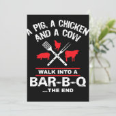 豚の鶏がバーのBBQに入る シーズンカード (スタンド正面)