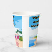 豚はおもしろいを食べたい 紙コップ (右)