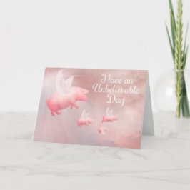 豚は信じられない日を飛ぶ カード